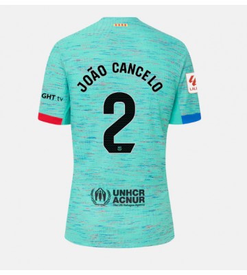 Barcelona Joao Cancelo #2 Replica Third Stadium Shirt for Women 2023-24 Short Sleeve